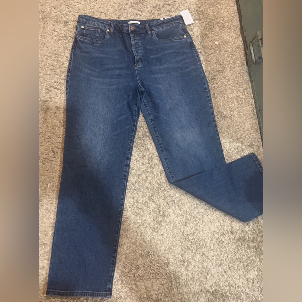 STS Blue Jeans straight leg size 34 high rise NWT